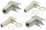 75 Ohm F Female Right Angle Connectors