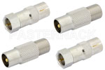 PAL 75 Ohm to Type F 75 Ohm Adapters