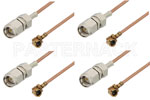 UMCX Plug to SMA Male Cable Assemblies