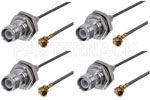UMCX Plug to TNC Female Cable Assemblies