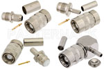 75 Ohm SMB Positive Snap Plug Connectors
