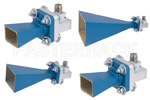 WR-42 Waveguide Horns With Adapters