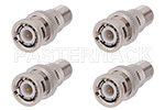 Type F 75 Ohm to BNC Adapters Standard Polarity