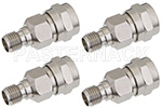 Type F 75 Ohm to SMA Adapters Standard Polarity