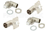75 Ohm BNC Female Right Angle Connectors