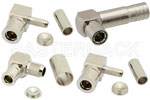 75 Ohm Mini SMB Plug Right Angle Connectors