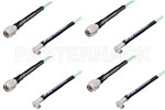 TNC Male to SMA Male Right Angle Cable Assemblies