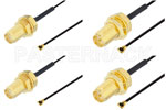 SMA Female to HMCX32 1.2 Plug Cable Assemblies