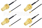 SMA Female to WMCX 1.6 Plug Cable Assemblies