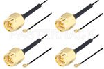SMA Male to UMCX 2.1 Plug Cable Assemblies