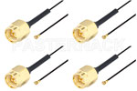 SMA Male to WMCX 1.6 Plug Cable Assemblies