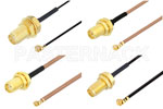 UMCX 2.5 Plug to SMA Female Cable Assemblies