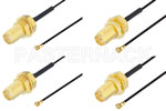 WMCX 1.6 Plug to SMA Female Cable Assemblies