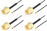 WMCX 1.6 Plug to SMA Male Cable Assemblies