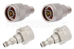 Type F 75 Ohm to Type N Adapters