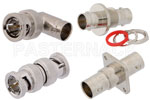 BNC 75 Ohm to BNC 75 Ohm Adapters Standard Polarity