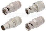BNC 75 Ohm to Type N 75 Ohm Adapters Standard Polarity