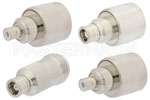 Type N 75 Ohm to SMB 75 Ohm Adapters Standard Polarity