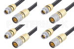 Type N 75 Ohm to Type F 75 Ohm Cable Assemblies