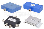 N 4 Way Power Dividers 50 Ohm