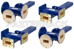 Waveguide Crossguide Coupler with Termination Assemblies WR-137