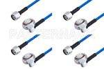 7/16 DIN Male Right Angle to Type N Male Cable Assemblies