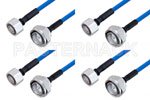 7/16 DIN Male to 4.1/9.5 Mini DIN Male Cable Assemblies