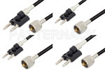 Banana Plug to UHF Male Cable Assemblies