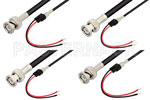 BNC Male to Trimmed Lead Sexless Cable Assemblies