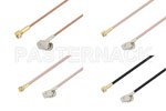 MMBX Plug Right Angle to SMA Male Right Angle Cable Assemblies