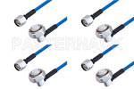Type N Male to 7/16 DIN Male Right Angle Cable Assemblies