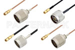 Type N Male to SSMC Plug Cable Assemblies