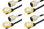 NMO Mount Sexless to Type N Male Cable Assemblies