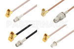 SMA Female to SSMC Plug Right Angle Cable Assemblies
