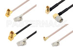 SMA Male Right Angle to SSMC Plug Right Angle Cable Assemblies