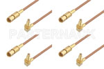 SSMC Jack Right Angle to SSMC Plug Cable Assemblies