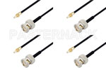 SSMC Jack to BNC Male Cable Assemblies