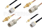 SSMC Jack to SMA Male Cable Assemblies