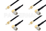 SSMC Jack to SMA Male Right Angle Cable Assemblies
