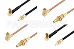 SSMC Jack to SSMC Plug Right Angle Cable Assemblies