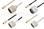 SSMC Plug to Type N Male Cable Assemblies
