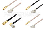 SSMC Plug to SMA Male Right Angle Cable Assemblies