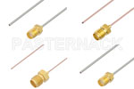 Straight Cut Lead Sexless to SMA Female Cable Assemblies