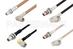 BMA Plug to SMA Male Right Angle Cable Assemblies