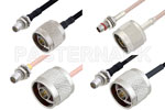 BMA Plug to Type N Male Cable Assemblies