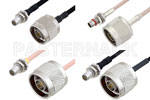Type N Male to BMA Plug Cable Assemblies