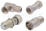 Type F 75 Ohm to Type F 75 Ohm Adapters