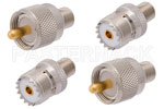 Type F 75 Ohm to UHF Adapters