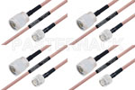 M39012/01-0503 to M39012/26-0011 Cable Assembly with M17/60-RG142 High-Reliability MIL-SPEC RF Series