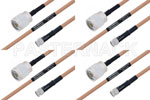 M39012/01-0503 to M39012/55-3028 Cable Assembly with M17/128-RG400 High-Reliability MIL-SPEC RF Series